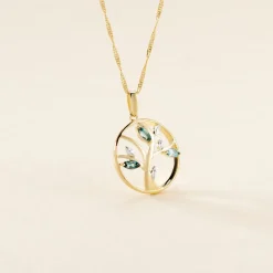 Pendentif Or Jaune Godolieba Topazes