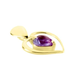 Pendentif Or Jaune Gurvan Amethyste