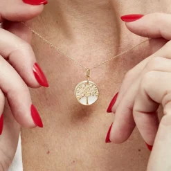 Pendentif Or Jaune Noamie Nacre