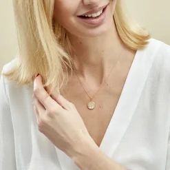 Pendentif Or Jaune Noamie Nacre