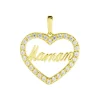 Pendentif Or Jaune Ramouna Oxyde De Zirconium