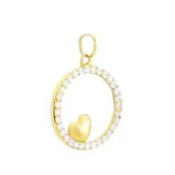 Pendentif Or Jaune Roman Oxyde