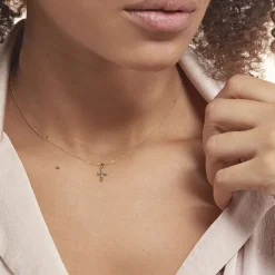 Pendentif Or Jaune Stanley Emeraude