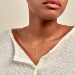 Pendentif Orsolya Or Jaune Oxyde De Zirconium