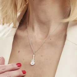 Pendentif Paoli Argent Blanc