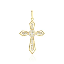 Pendentif Phrixus Or Jaune Oxyde De Zirconium