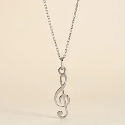 Pendentif Pio Argent Blanc