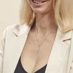 Pendentif Pio Argent Blanc