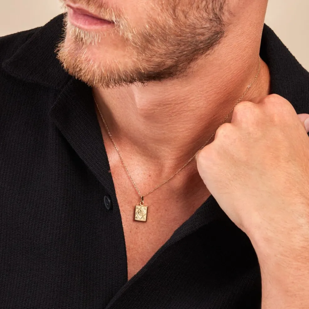 Pendentif Rahim Or Jaune