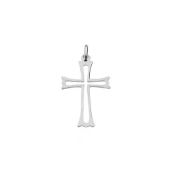 Pendentif Romayssa Argent Blanc