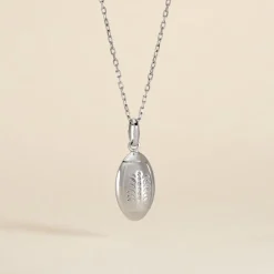 Pendentif Ruveyda Argent Blanc