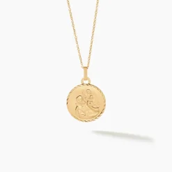 Pendentif Saint Christophe Diamante Or Jaune