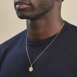 Pendentif Saint Christophe Diamante Or Jaune