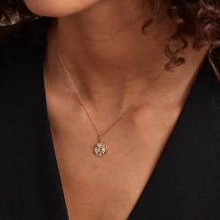 Pendentif Salvalus Or Jaune Oxyde De Zirconium