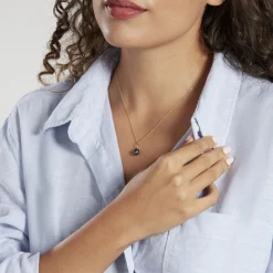 Pendentif Severiane Or Jaune Perle De Culture