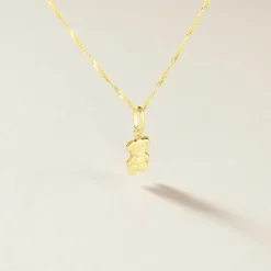 Pendentif Songea Ourson Or Jaune