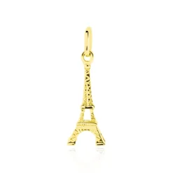 Pendentif Tour Eiffel Or Jaune