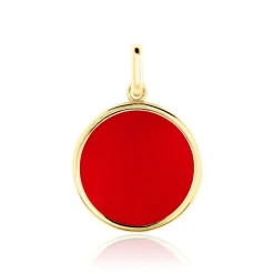 Pendentif Ultane Or Jaune Corail