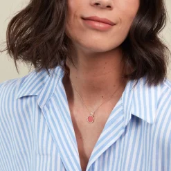 Pendentif Ultane Or Jaune Corail