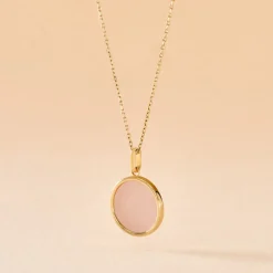 Pendentif Ultane Or Jaune Calcédoine