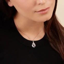 Pendentif Vendee Argent Blanc