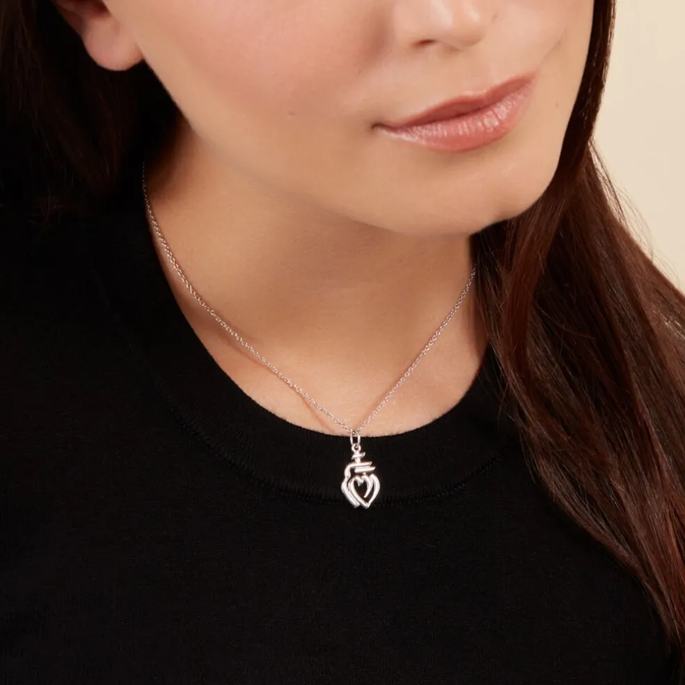 Pendentif Vendee Argent Blanc