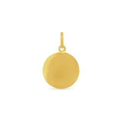Pendentif Vierge Rond Or Jaune