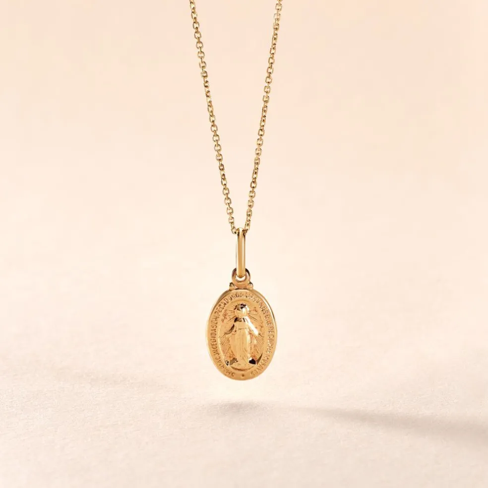 Pendentif Virgee Or Jaune