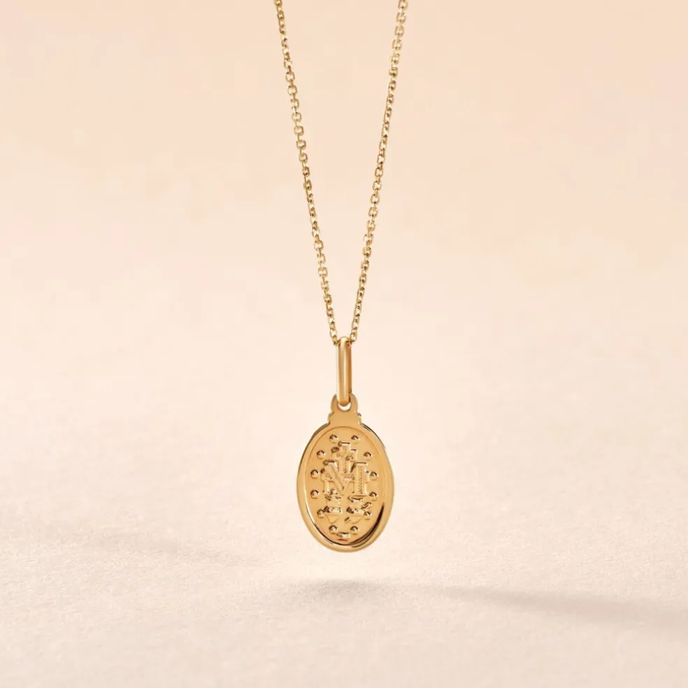 Pendentif Virgee Or Jaune