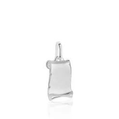Pendentif Zodiaque Parchemin Argent Blanc