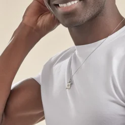 Pendentif Zodiaque Parchemin Argent Blanc