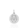 Pendentif Zodiaque Rond Argent Blanc