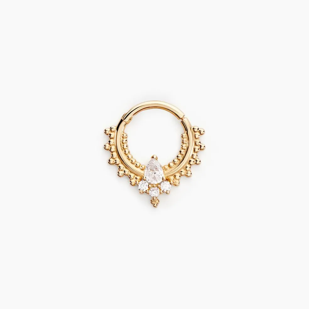 Piercing Ailbhe Or Jaune Oxyde De Zirconium