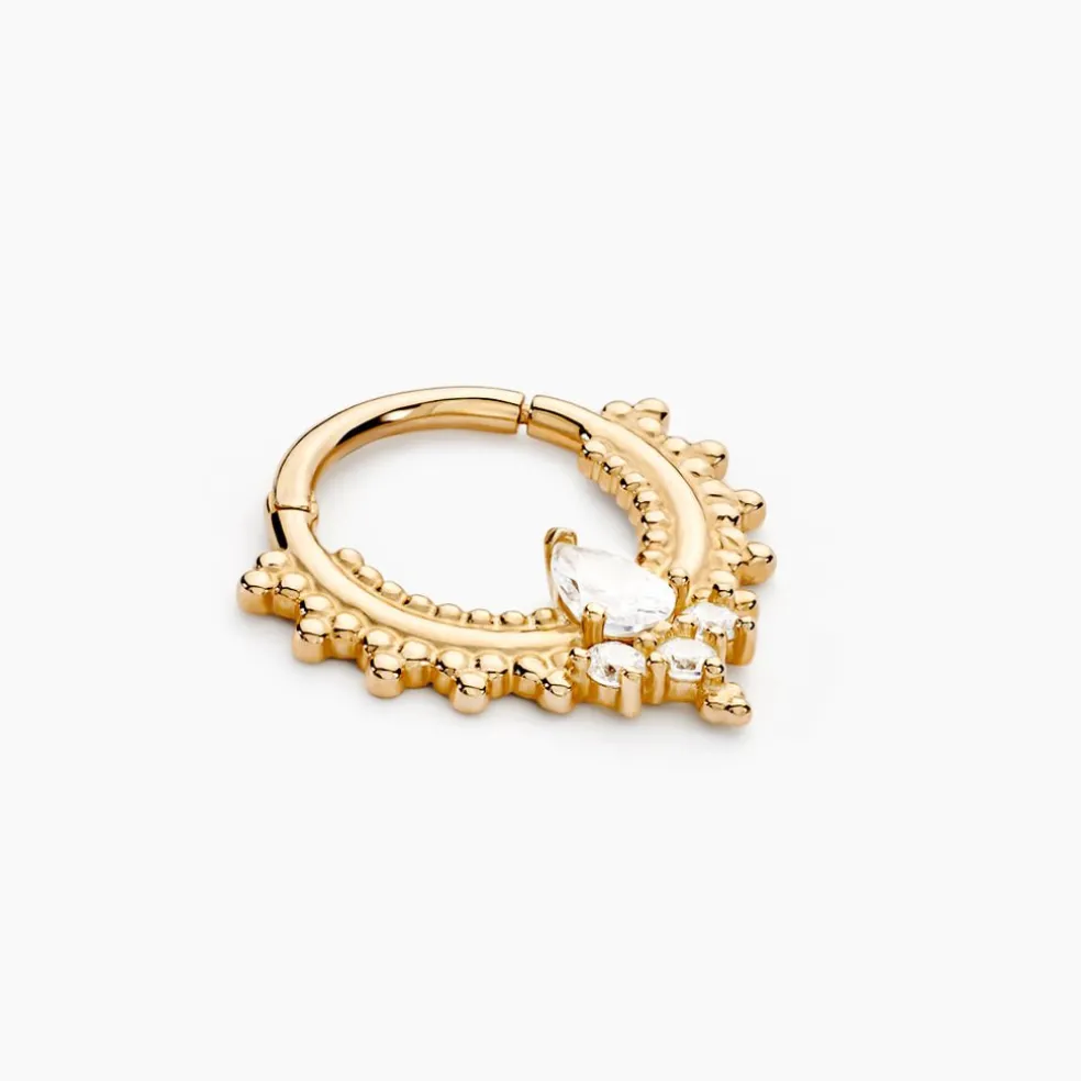 Piercing Ailbhe Or Jaune Oxyde De Zirconium