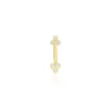 Piercing Brigid Or Jaune Oxyde De Zirconium