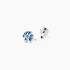 Piercing Cathia Argent Blanc Oxyde De Zirconium