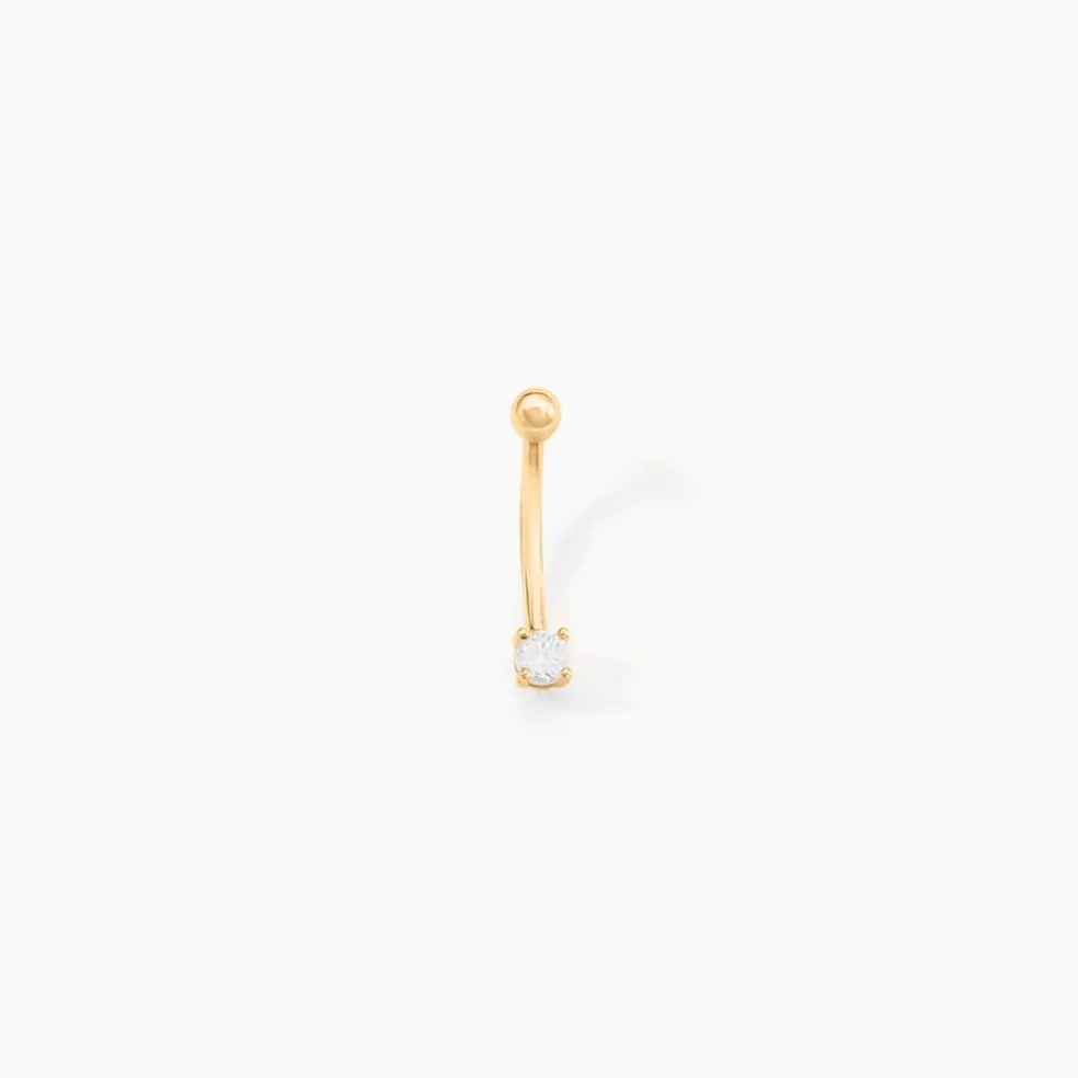 Piercing Cletis Or Jaune Oxyde De Zirconium