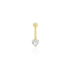 Piercing Cornelis Or Jaune Oxyde De Zirconium