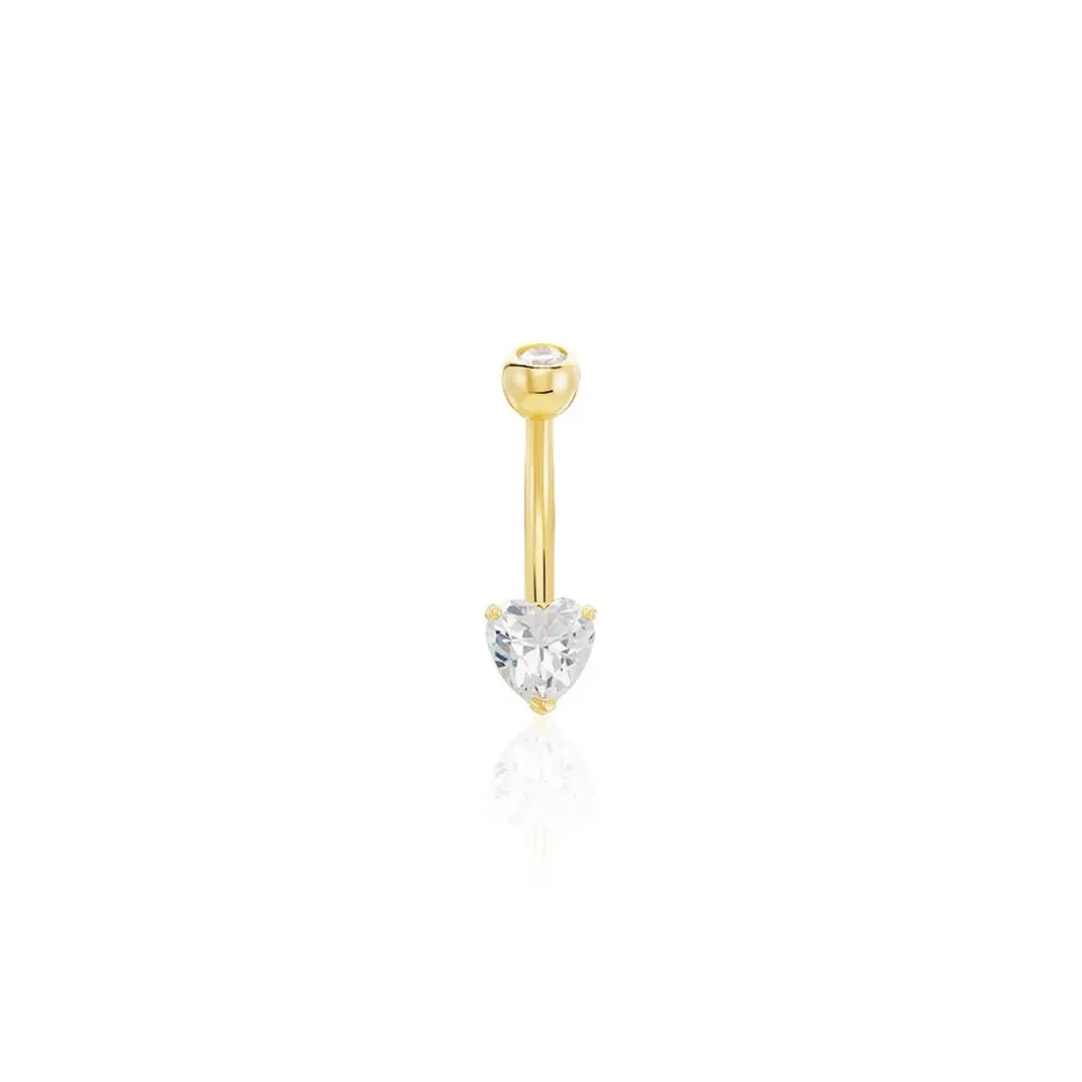 Piercing Cornelis Or Jaune Oxyde De Zirconium