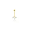 Piercing Darby Or Jaune Oxyde De Zirconium