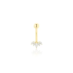 Piercing Darby Or Jaune Oxyde De Zirconium
