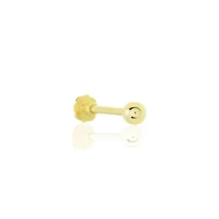 Piercing D'oreille Or Jaune Agava