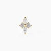 Piercing D'oreille Unitaire Eugênia Or Jaune Oxyde De Zirconium