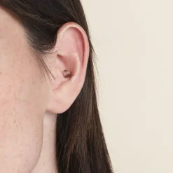 Piercing D'oreilles Unitaire Acier Blanc Coos