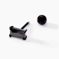 Piercing Oruro Acier Noir Oxyde De Zirconium
