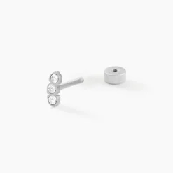 Piercing Pirias Acier Blanc Oxyde De Zirconium
