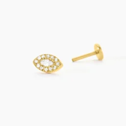 Piercing Zilia Acier Jaune Oxyde De Zirconium