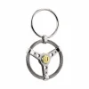 Porte Clefs Mariemeae Acier Bicolore