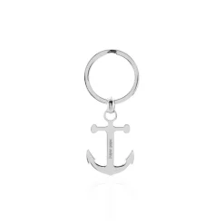 Porte Clefs Pamelia Acier Blanc