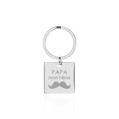 Porte Clefs Pandore Acier Blanc